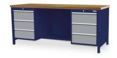 Bedrunka + Hirth Werkbank, 6 laden, 1/2 legbord