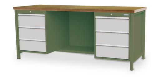 Bedrunka + Hirth Werkbank, 6 laden, 1/2 legbord