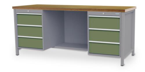 Bedrunka + Hirth Werkbank, 6 laden, 1/2 legbord