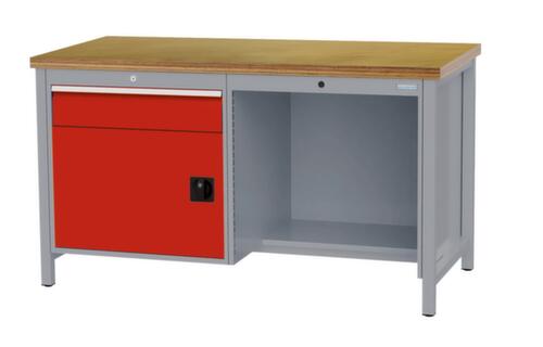 Bedrunka + Hirth Werkbank, 1 lade, 1 kast, 1/2 legbord