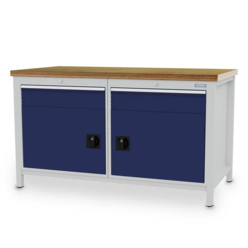 Bedrunka + Hirth Werkbank, 2 laden, 2 kasten