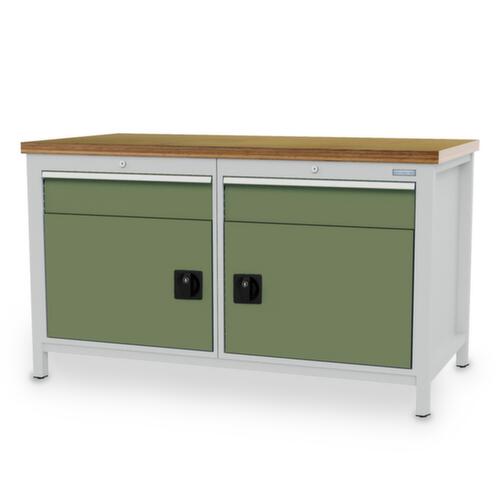 Bedrunka + Hirth Werkbank, 2 laden, 2 kasten