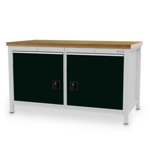 Bedrunka + Hirth Werkbank, 2 laden, 2 kasten