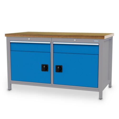 Bedrunka + Hirth Werkbank, 2 laden, 2 kasten