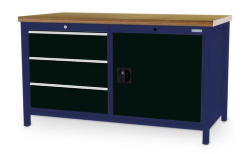 Bedrunka + Hirth Werkbank, 3 laden, 1 kast