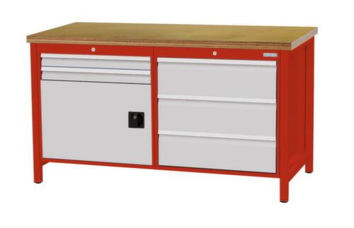 Bedrunka + Hirth Werkbank, 5 laden, 1 kast