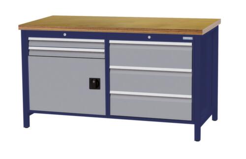 Bedrunka + Hirth Werkbank, 5 laden, 1 kast