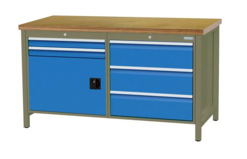 Bedrunka + Hirth Werkbank, 5 laden, 1 kast
