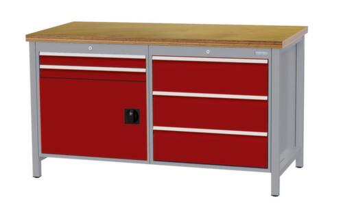 Bedrunka + Hirth Werkbank, 5 laden, 1 kast
