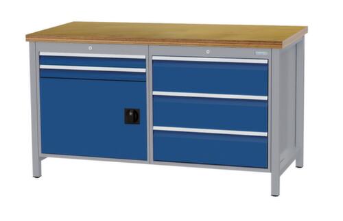 Bedrunka + Hirth Werkbank, 5 laden, 1 kast