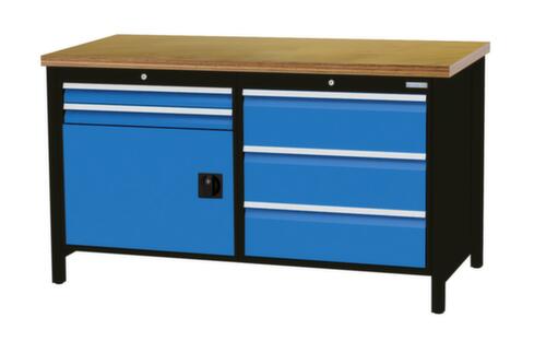 Bedrunka + Hirth Werkbank, 5 laden, 1 kast
