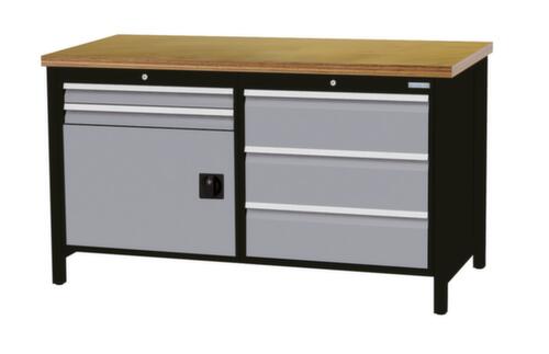 Bedrunka + Hirth Werkbank, 5 laden, 1 kast
