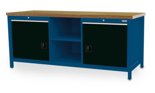 Bedrunka + Hirth Werkbank, 2 laden, 2 kasten, 2 legborden