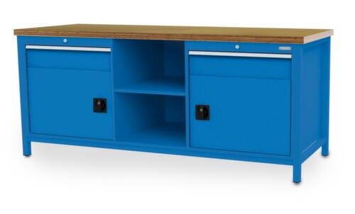 Bedrunka + Hirth Werkbank, 2 laden, 2 kasten, 2 legborden