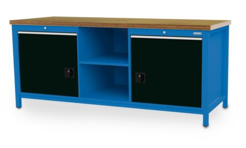 Bedrunka + Hirth Werkbank, 2 laden, 2 kasten, 2 legborden