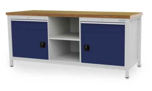 Bedrunka + Hirth Werkbank, 2 laden, 2 kasten, 2 legborden