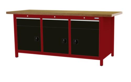 Bedrunka + Hirth Werkbank, 3 laden, 3 kasten