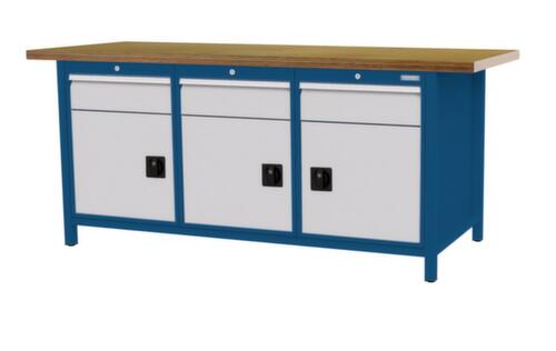 Bedrunka + Hirth Werkbank, 3 laden, 3 kasten