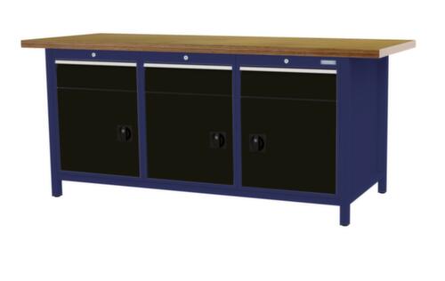 Bedrunka + Hirth Werkbank, 3 laden, 3 kasten