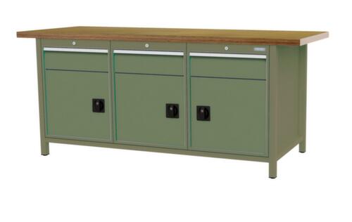 Bedrunka + Hirth Werkbank, 3 laden, 3 kasten