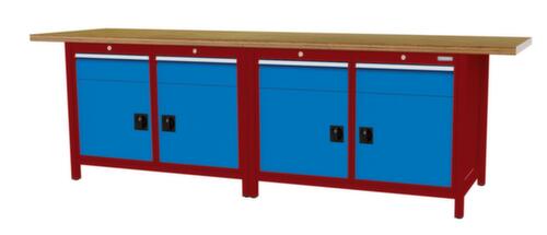 Bedrunka + Hirth Werkbank, 4 laden, 4 kasten