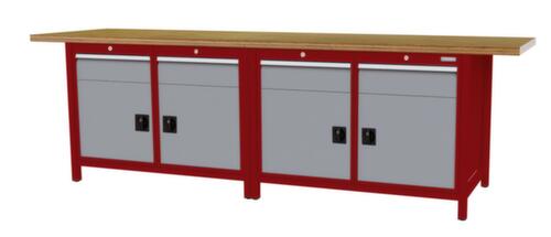 Bedrunka + Hirth Werkbank, 4 laden, 4 kasten