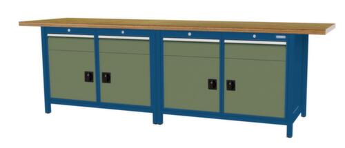 Bedrunka + Hirth Werkbank, 4 laden, 4 kasten