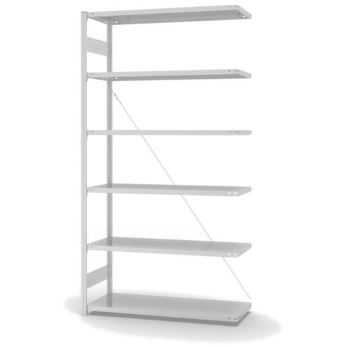 hofe ESD-stelling, hoogte x breedte x diepte 2500 x 1310 x 535 mm, 6 legborden