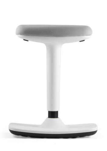 Dauphin Draaikruk to-swift met schommelmechanisme, zitting grijs