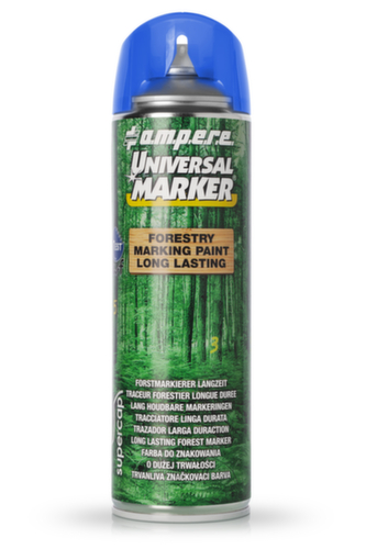 a.m.p.e.r.e. markeerverf Universal Marker voor de bosbouw, blauw