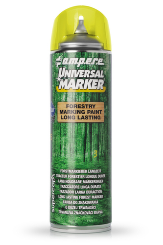 a.m.p.e.r.e. markeerverf Universal Marker voor de bosbouw, geel