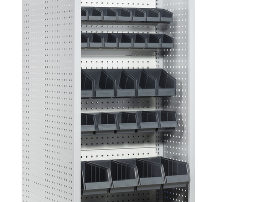 Treston ESD-zichtbak, zwart, diepte 300 mm, polypropyleen