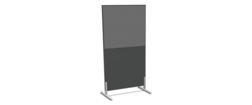 Nowy Styl Scheidingswand E10 van hout met stoffen bekleding, hoogte x breedte 1545 x 800 mm