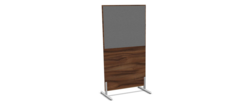 Nowy Styl Scheidingswand E10 van hout met stoffen bekleding, hoogte x breedte 1545 x 800 mm