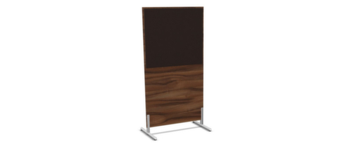 Nowy Styl Scheidingswand E10 van hout met stoffen bekleding, hoogte x breedte 1545 x 800 mm