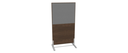 Nowy Styl Scheidingswand E10 van hout met stoffen bekleding, hoogte x breedte 1545 x 800 mm