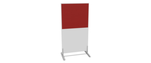 Nowy Styl Scheidingswand E10 van hout met stoffen bekleding, hoogte x breedte 1545 x 800 mm