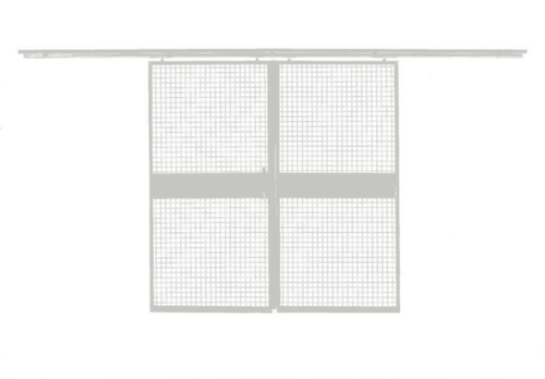 Schuifdeur voor scheidingswandsysteem, breedte 1800 mm