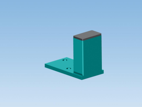 Einde bericht voor scheidingswandsysteem, hoogte 2200 mm