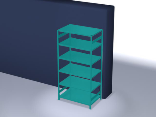 wandelement voor scheidingswandsysteem, breedte 980 mm