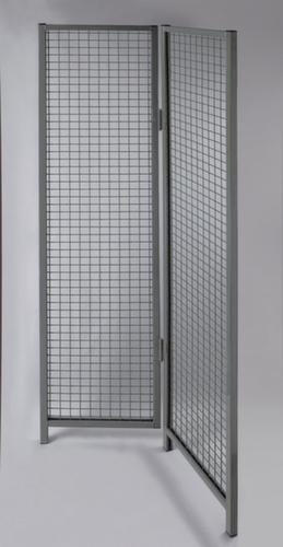 Hoekaanbouwelement voor scheidingswandsysteem, breedte 480 / 480 mm