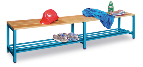 PAVOY Kleedkamerbank Basis met houten strips