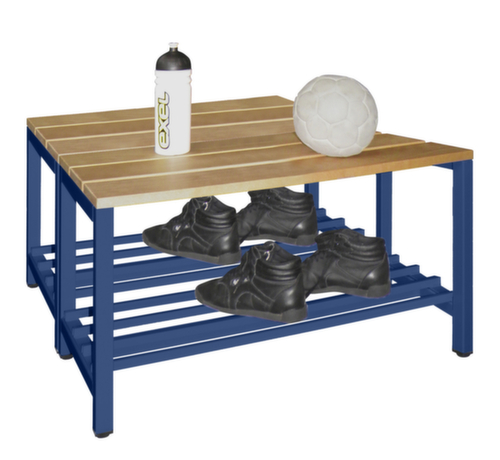 PAVOY Kleedkamerbank Basis met houten strips