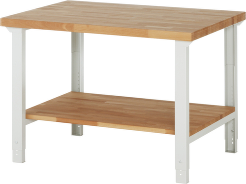 RAU In hoogte verstelbare werkbank Serie 7000, 1 legbord
