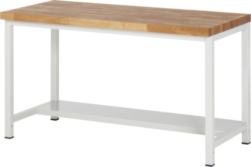 RAU In hoogte verstelbare werkbank Serie 8000, 1/2 legbord