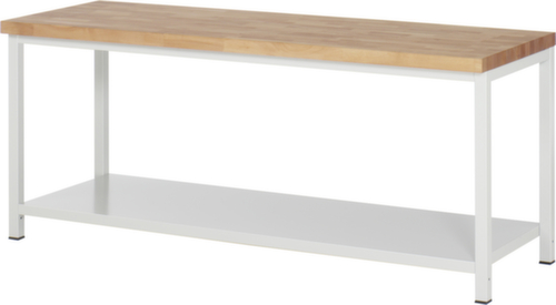 RAU In hoogte verstelbare werkbank Serie 8000, 1 legbord
