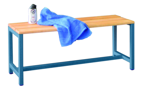 PAVOY Kleedkamerbank Basis met houten strips