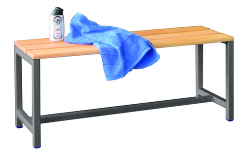 PAVOY Kleedkamerbank Basis met houten strips