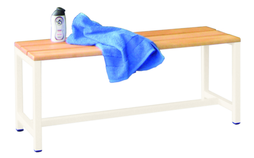 PAVOY Kleedkamerbank Basis met houten strips