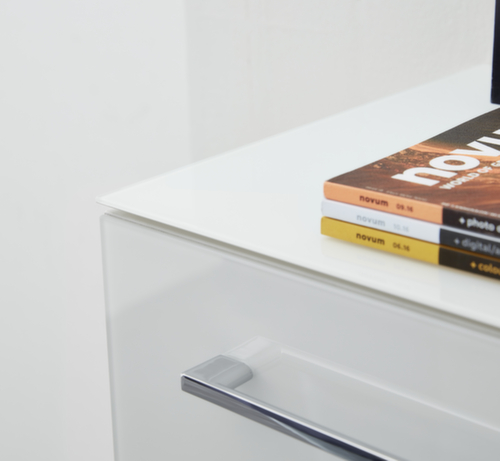 Verrijdbaar ladeblok GW-MONTERIA met 3 laden, 3 lade(n), wit/wit